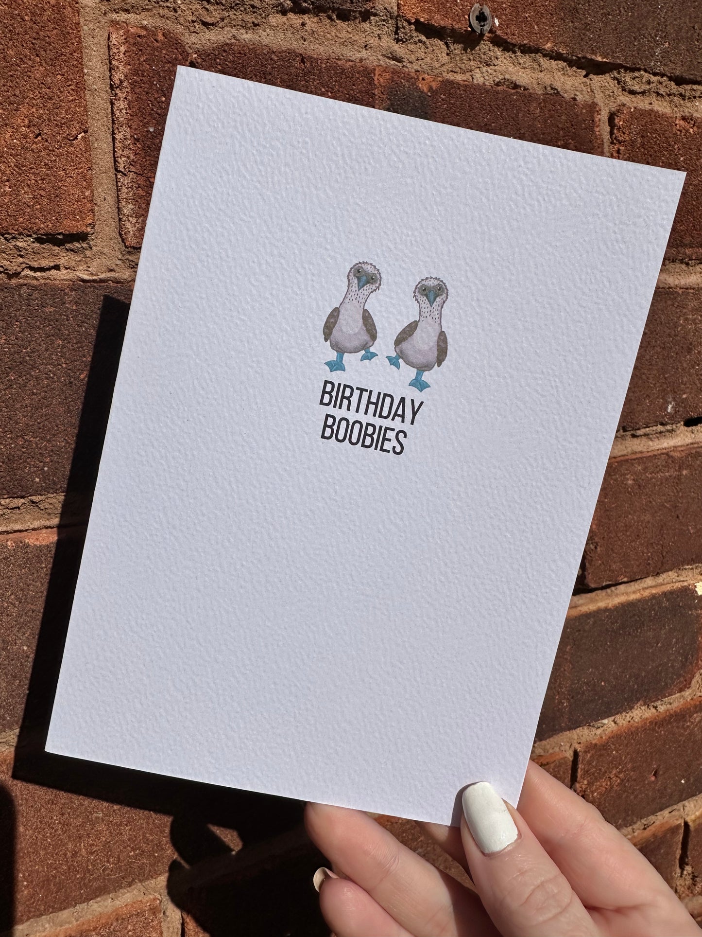 Boobies Birthday Card