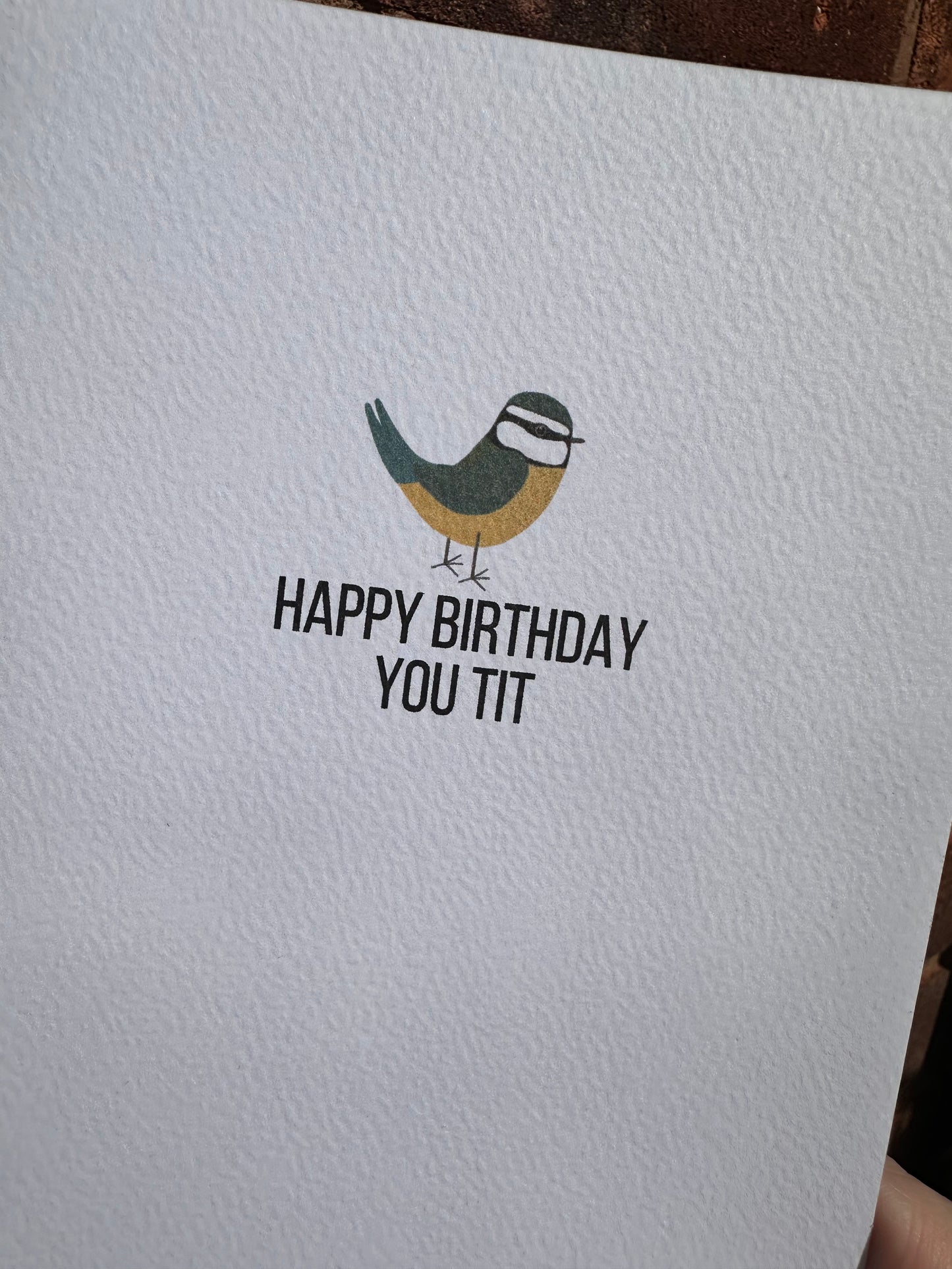 You Tit Birthday Card