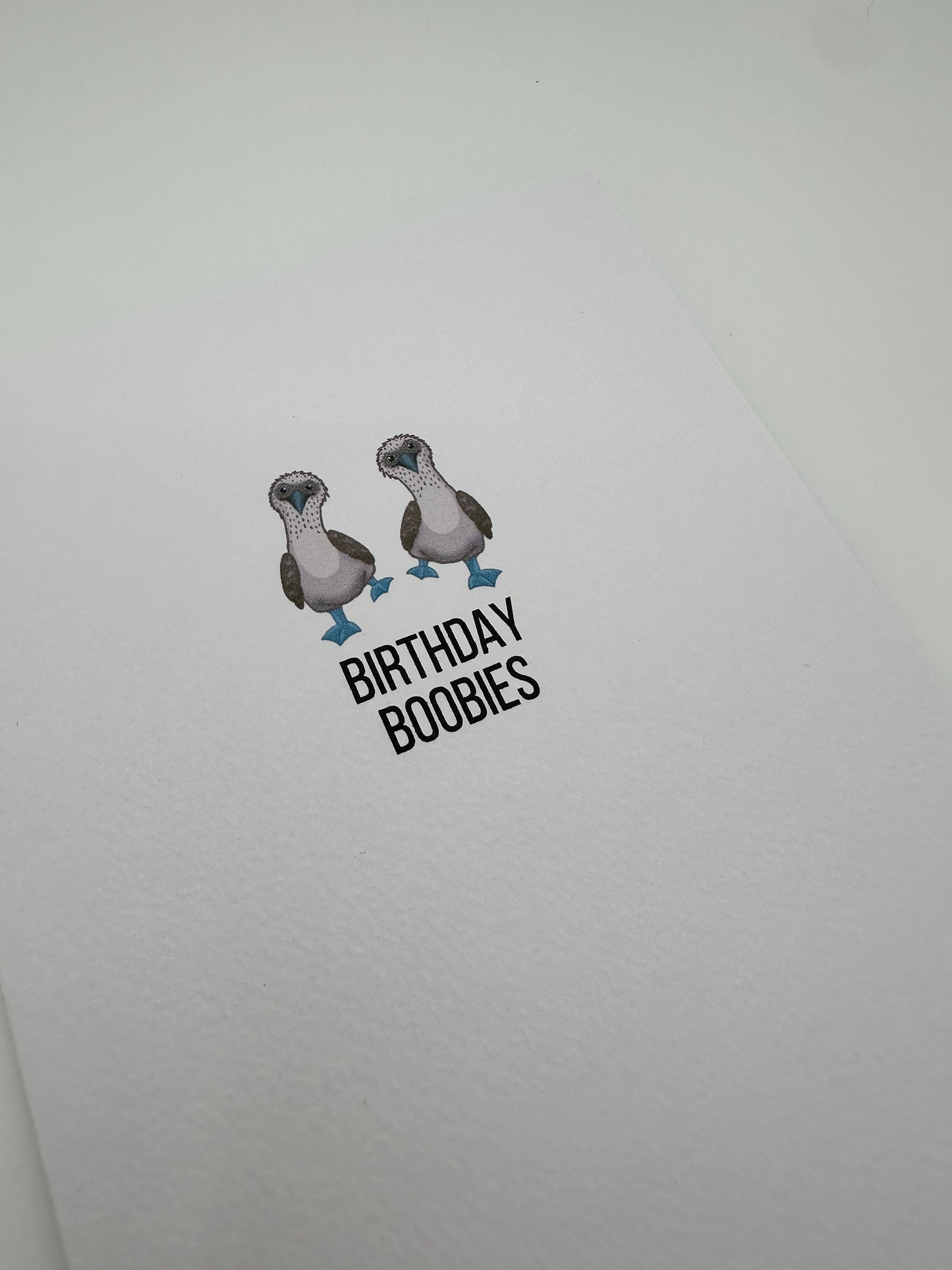 Boobies Birthday Card