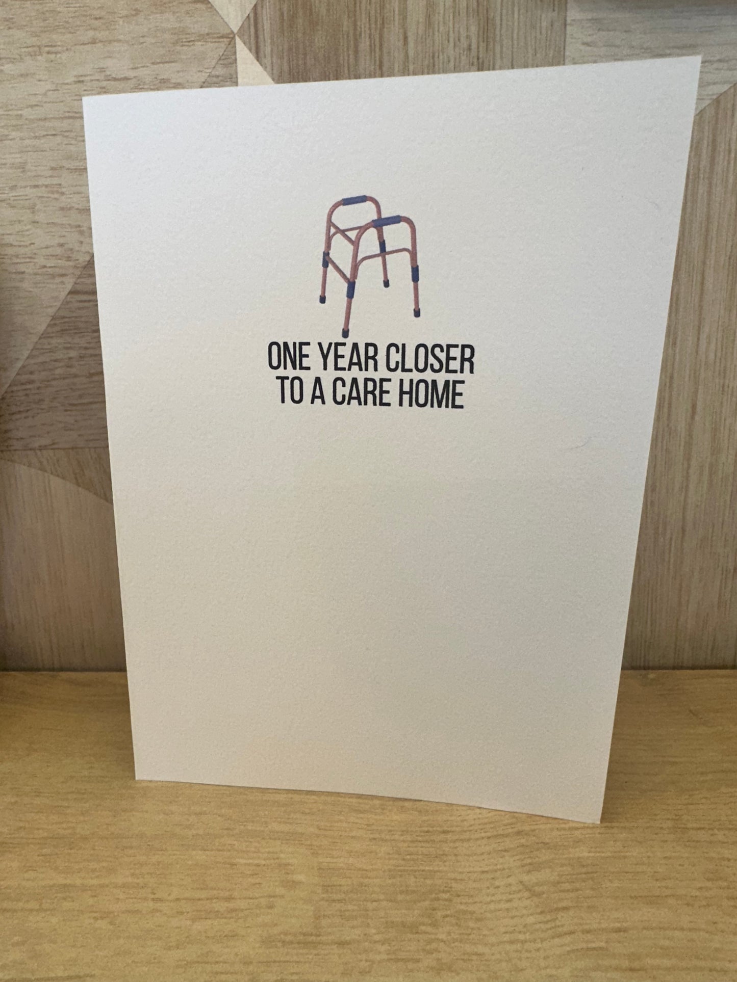 Care Home Birthday Card