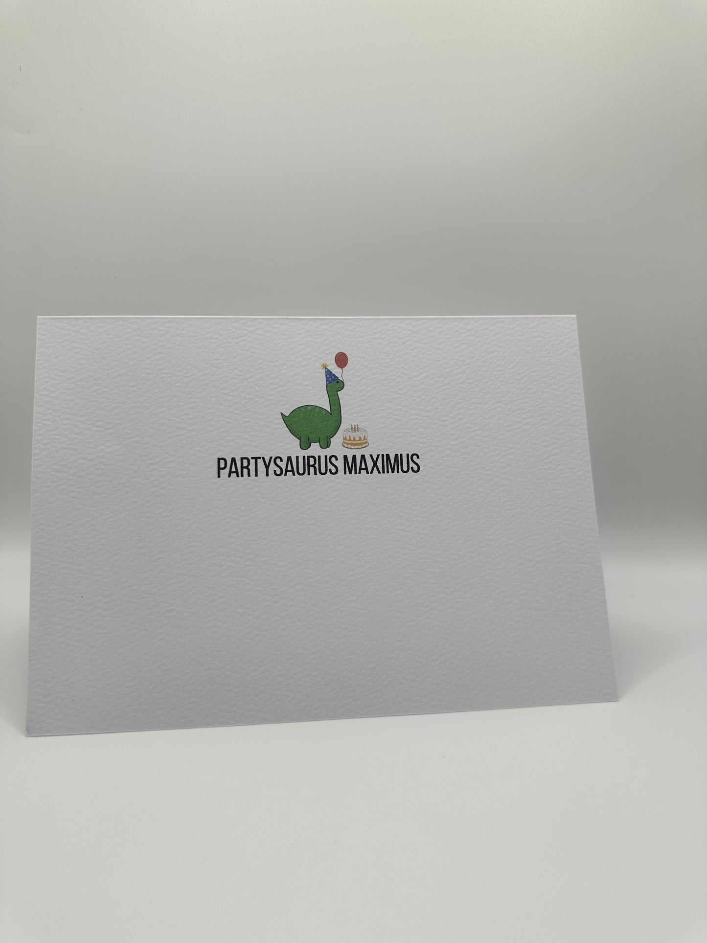 Partysaurus Maximus Birthday Card