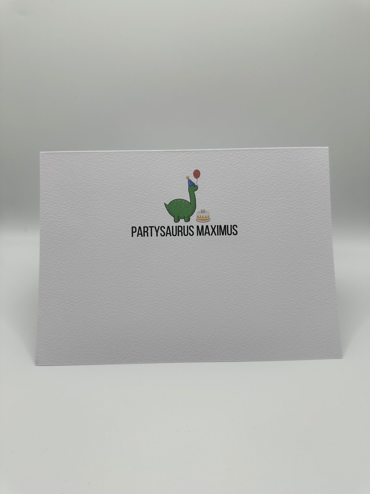 Partysaurus Maximus Birthday Card