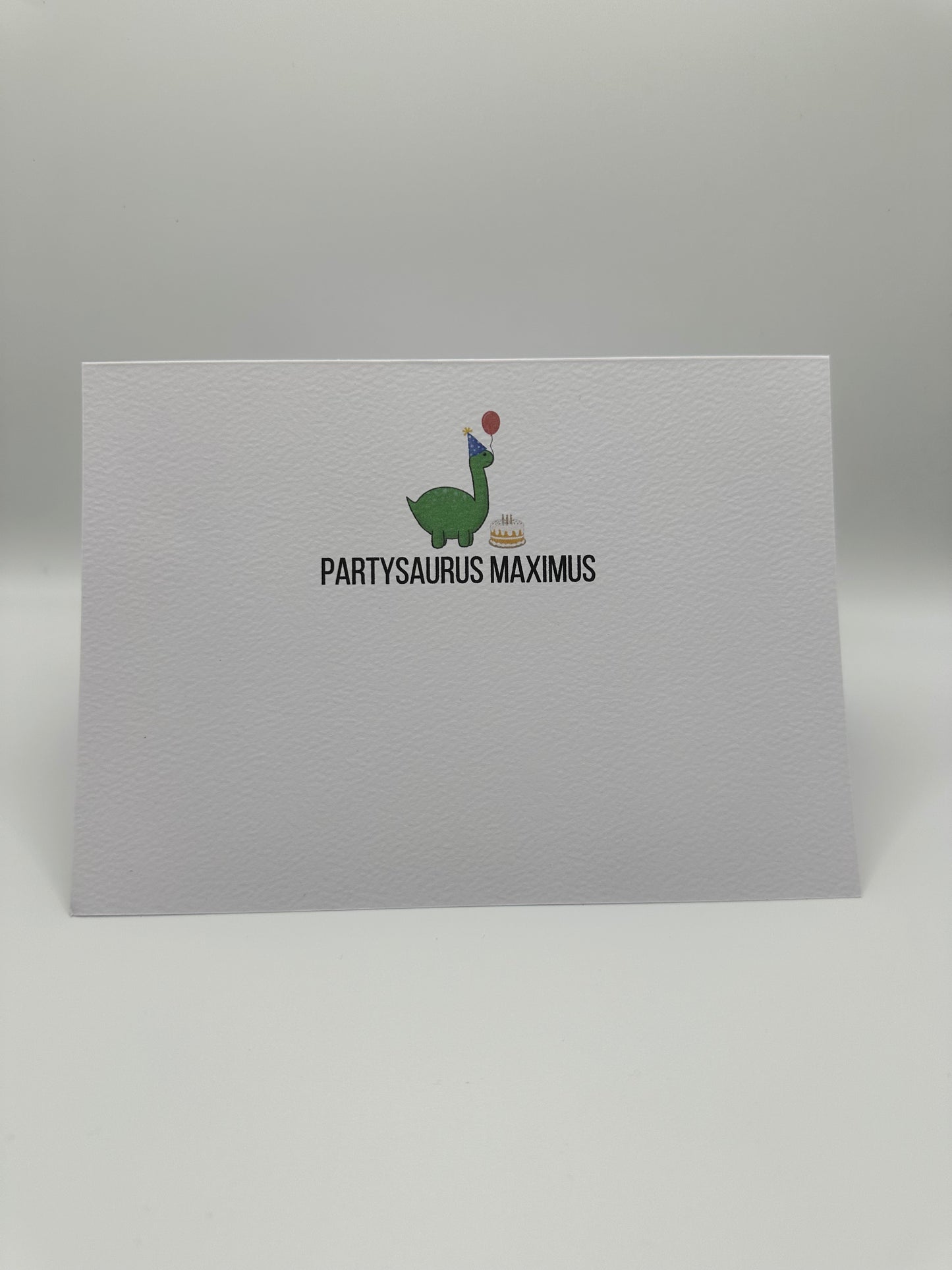 Partysaurus Maximus Birthday Card