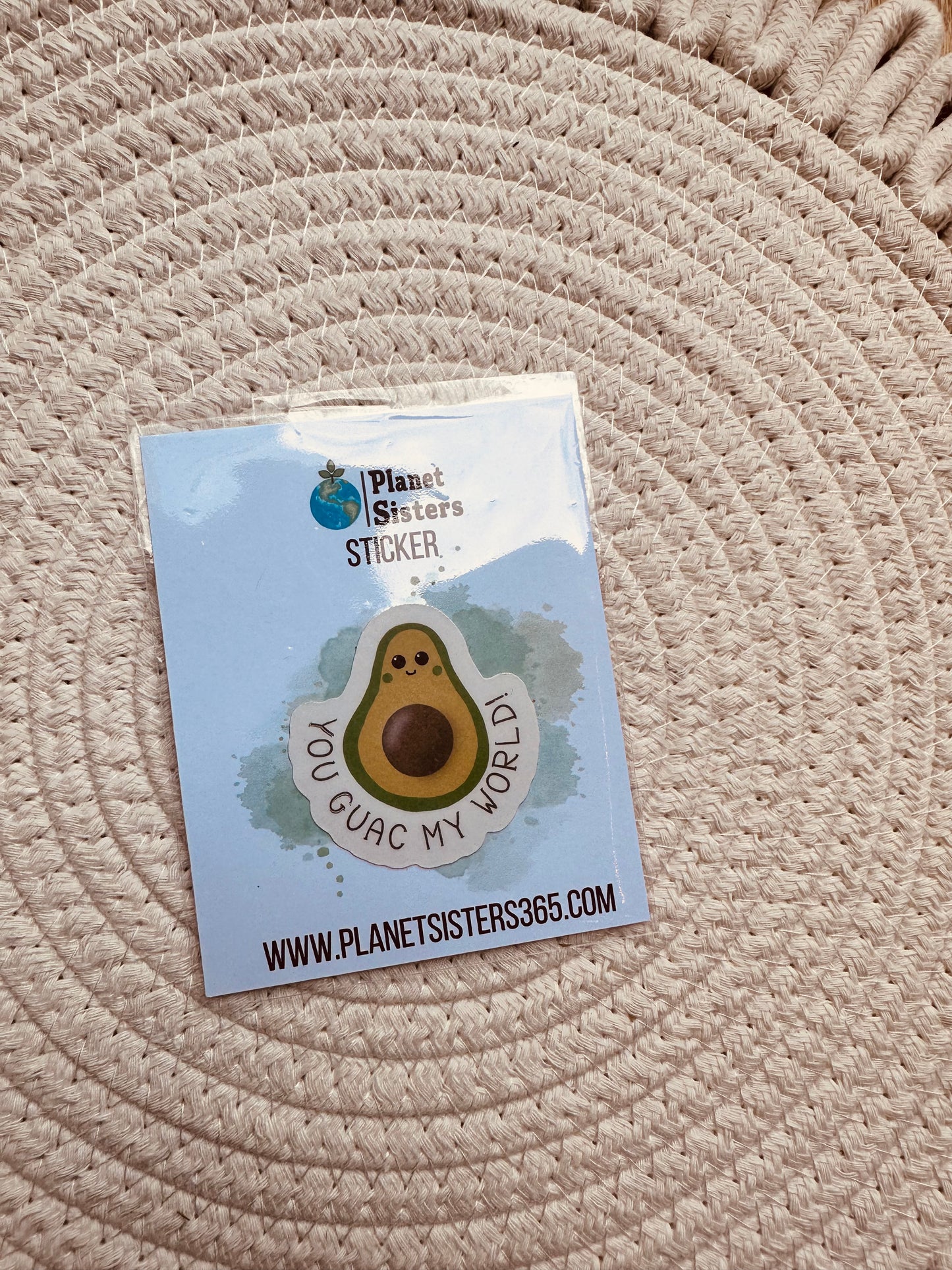 You Guac My World Avacado sticker